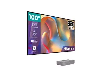 HiSense 100 Inch Ultra-Short Throw 4K Smart Laser TV 100 inc