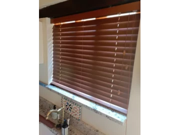 50mm Wooden blinds/$50 per square metre