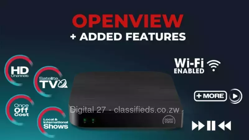 OVHD (Open View HD) Decoder with WiFi Enabled (Latest)