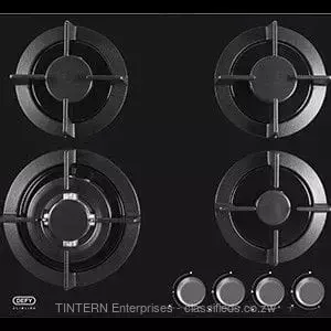 DHG 604 defy 4 burner gas on glass hob