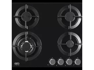 DHG 604 defy 4 burner gas on glass hob