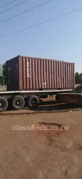 20ft Accident damaged container