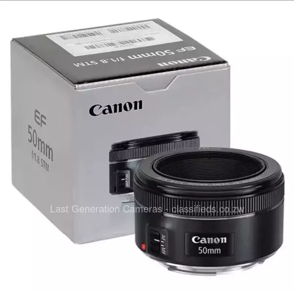 Canon EF 50mm F/1.8 EF STM Full Frame Lens for Canon