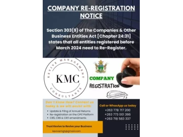 Company Re-Registrations