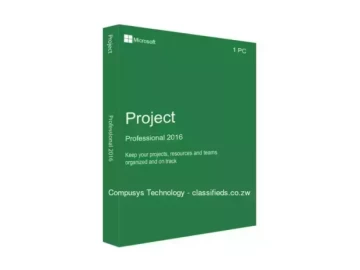 Microsoft Project 2016 Profesional 1 Pc