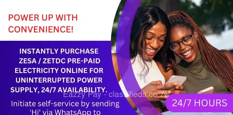 Instantly purchase ZESA / ZETDC Pre-paid Electricity online