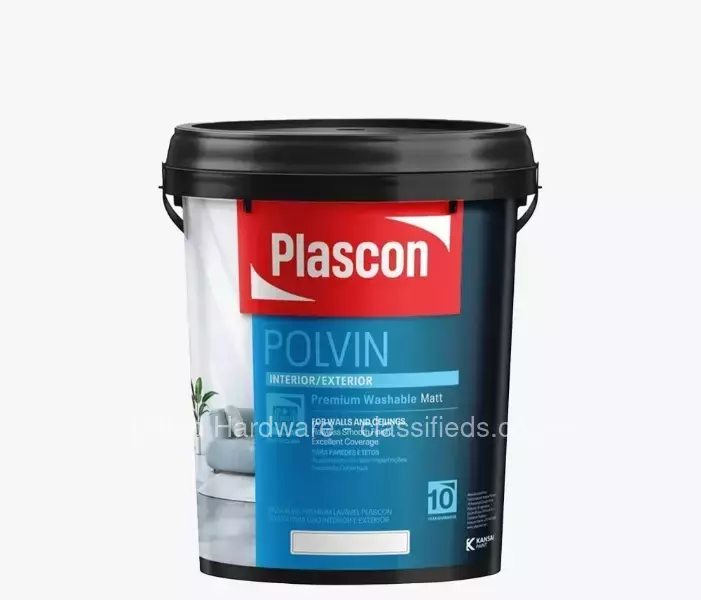 Plascon Polvin Super Acrylic White 20L