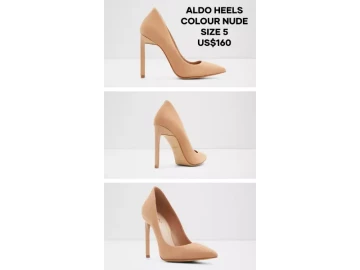 ALDO LADIES NUDE HEELS